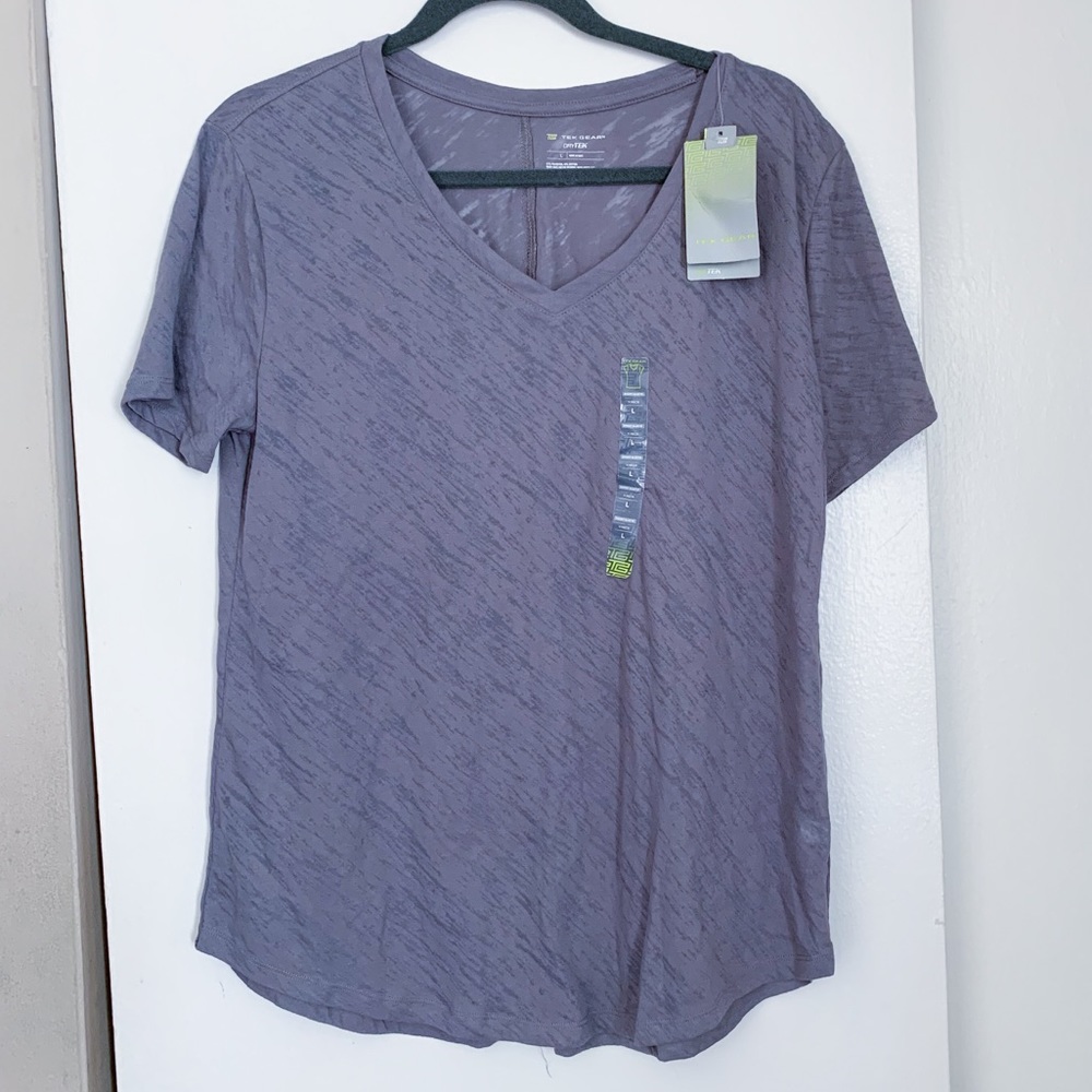 Tek Gear Gray Slub Workout T-Shirt